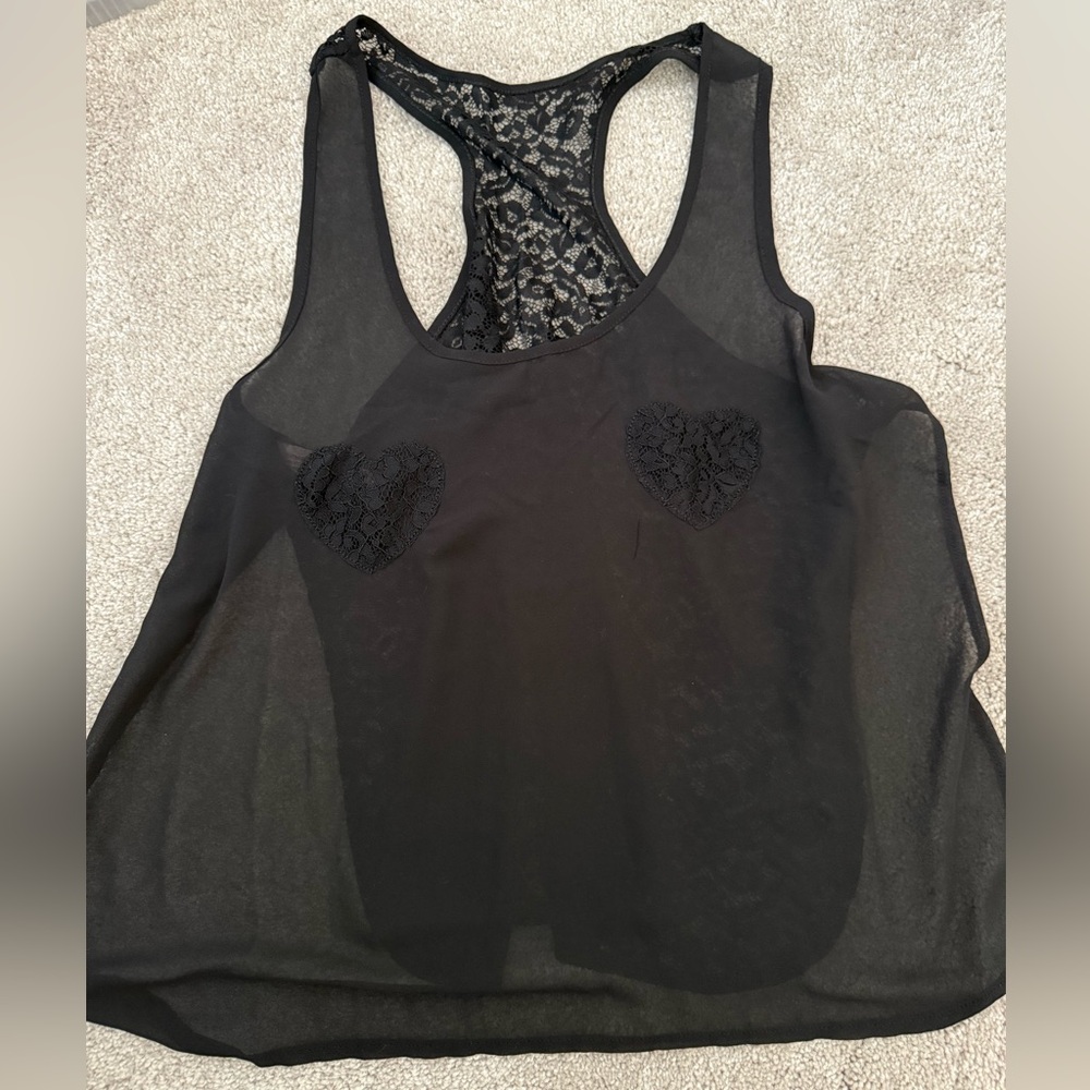 Black Lace Sheer Pajamas